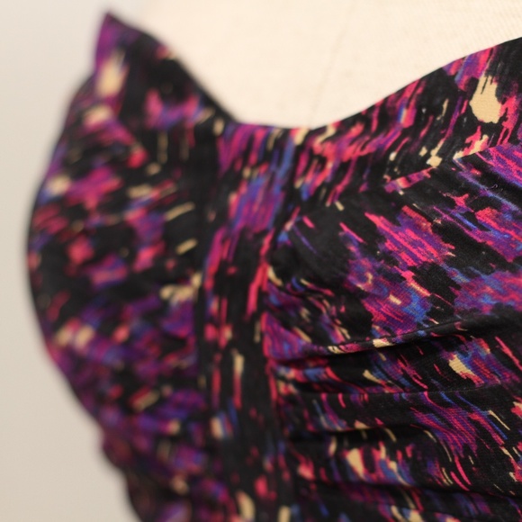 Purple Silk Halter Dress - Picture 3 of 14